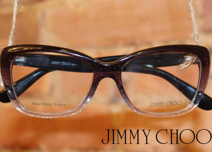 eyeglasses brand Jimmy Choo suitable for prescription lenses, single vision and bifocal