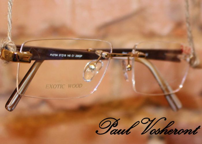 eyeglasses brand Paul Vosheront suitable for prescription lenses, single vision and bifocal