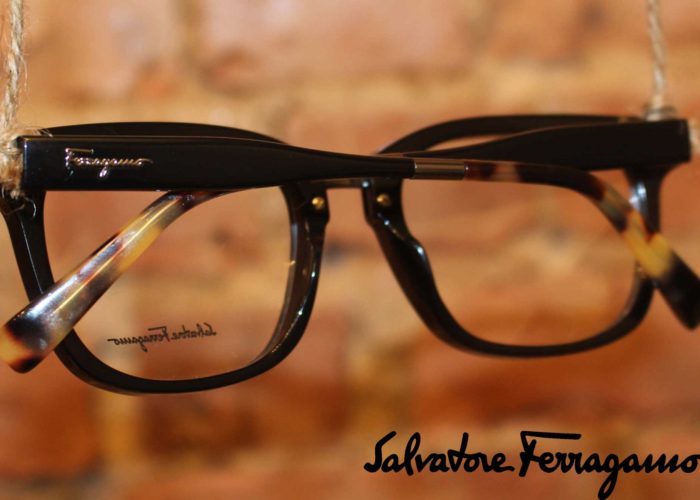 eyeglasses brand Salvatore Ferragamo suitable for prescription lenses, single vision and bifocal