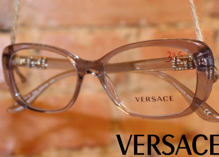 eyeglasses brand Versace suitable for prescription lenses, single vision and bifocal
