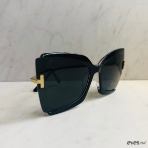 women's sunglasses black color brand: Tom Ford, square shape, non-rx able