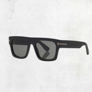 men's sunglasses black brand: Tom Ford, square shape, non-rx able