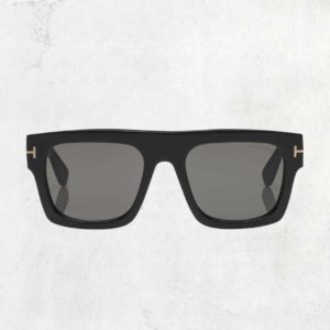 men's sunglasses black brand: Tom Ford, square shape, non-rx able