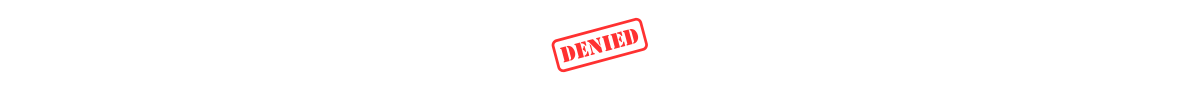 icon of a denied claim 